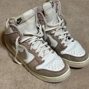 Nike dunk high 85 barely rose denim